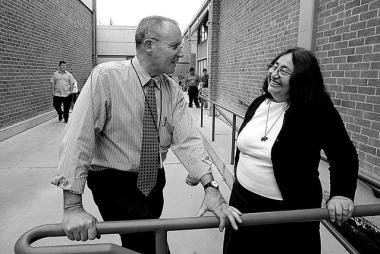 Wendy & Randy 32 Year Teaching Partners (Photo Arizona Daily Star)